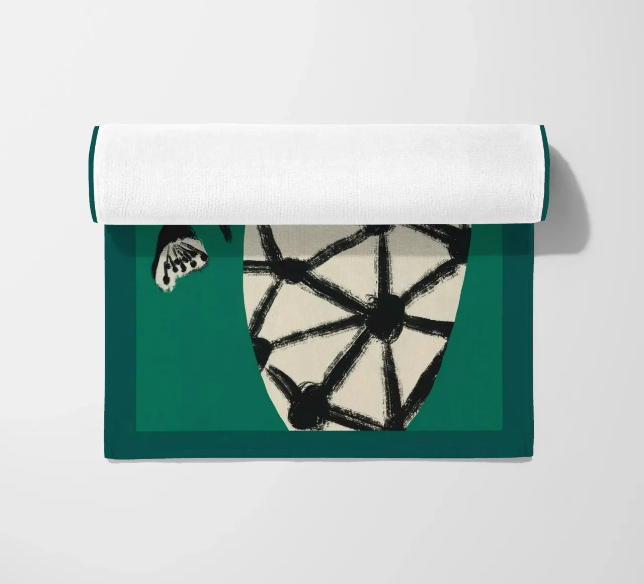 Fiore e vaso telo mare da Little Dean