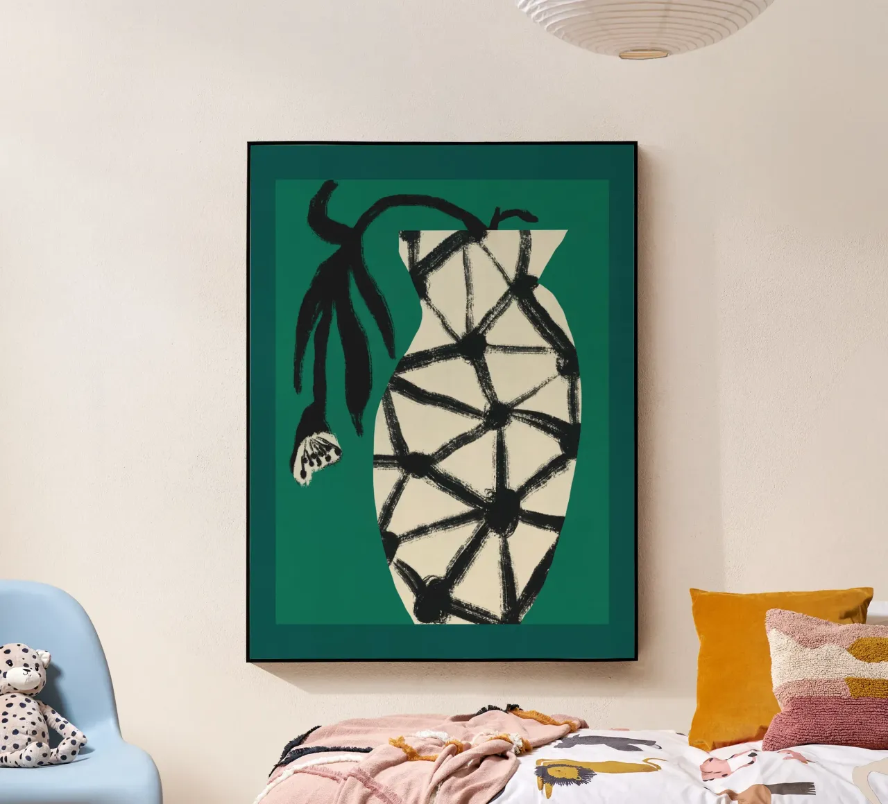 Fiore e vaso plexiglass da Little Dean