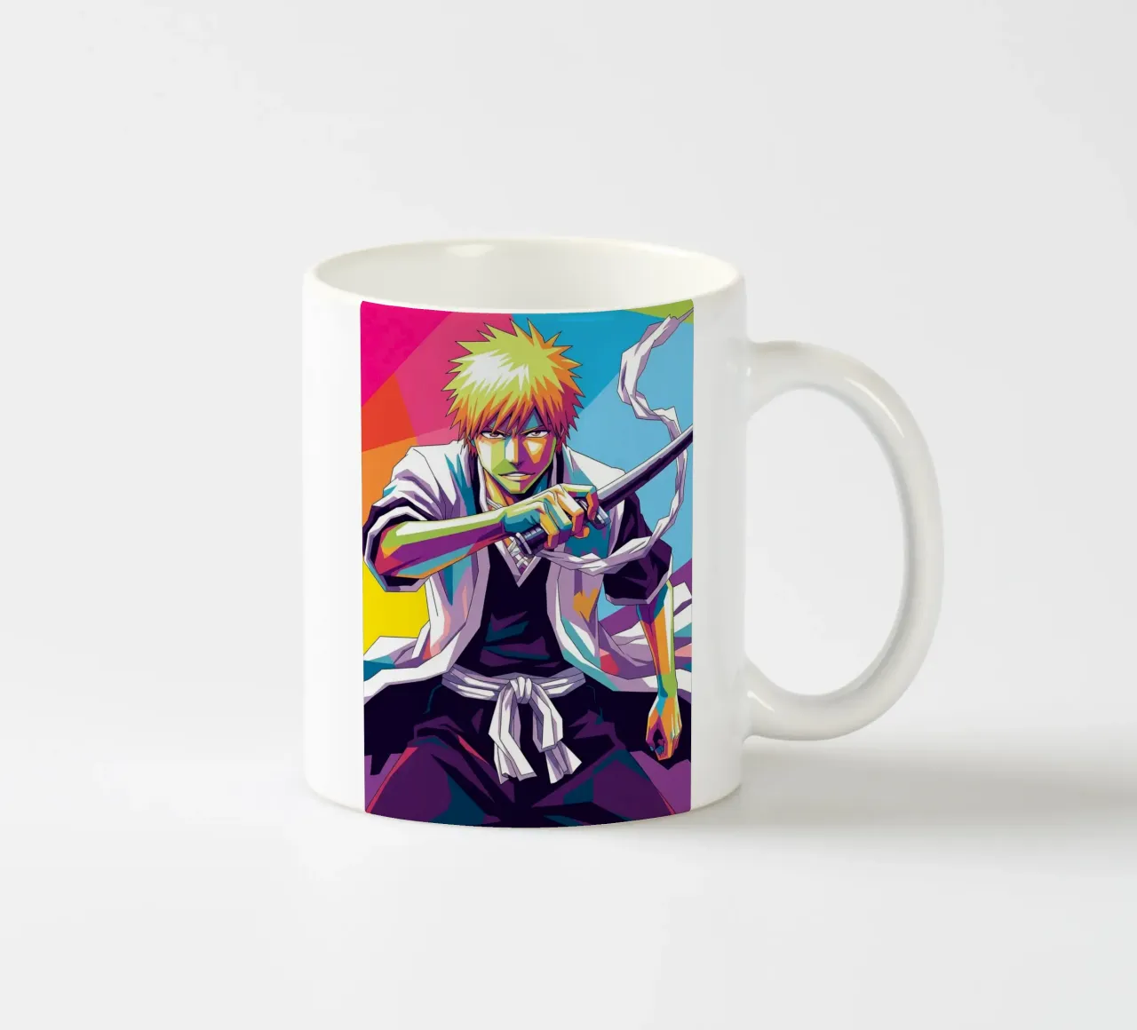 Ichigo Kurosaki - Bleach (7) ceramic mug by Hantamrata
