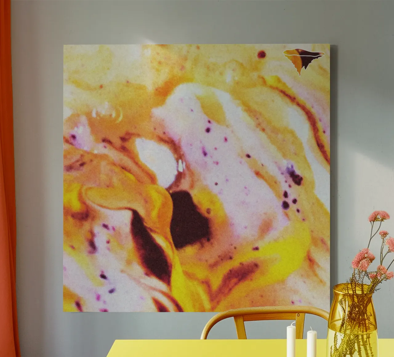 Thinkin bout u Cover Art canvas met Baklijst van Keyruu