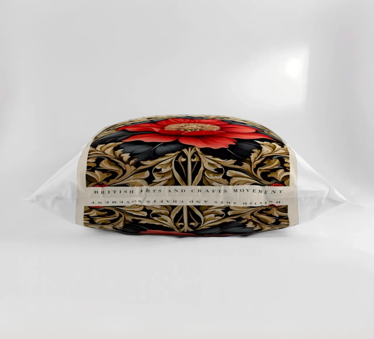 beautiful red popies decorative cushion by Ropech Shop