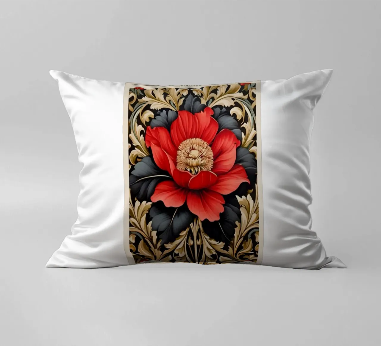 beautiful red popies decorative cushion by Ropech Shop
