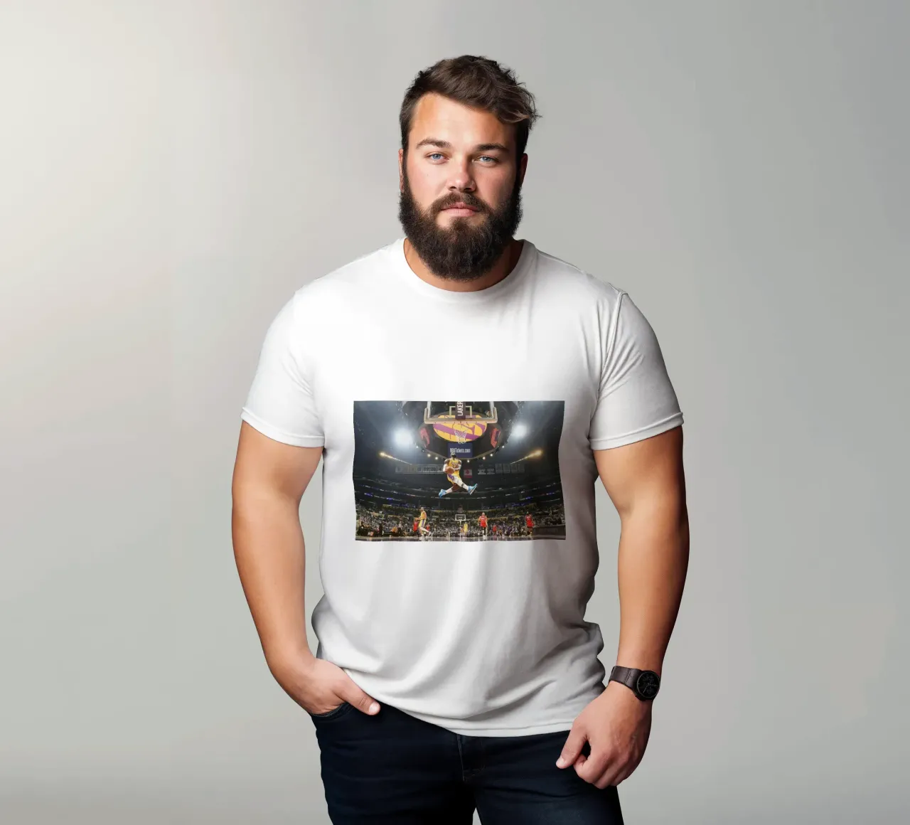 Lebron James Mill Dunk pronto per essere appeso t-shirt da willtahuyshop