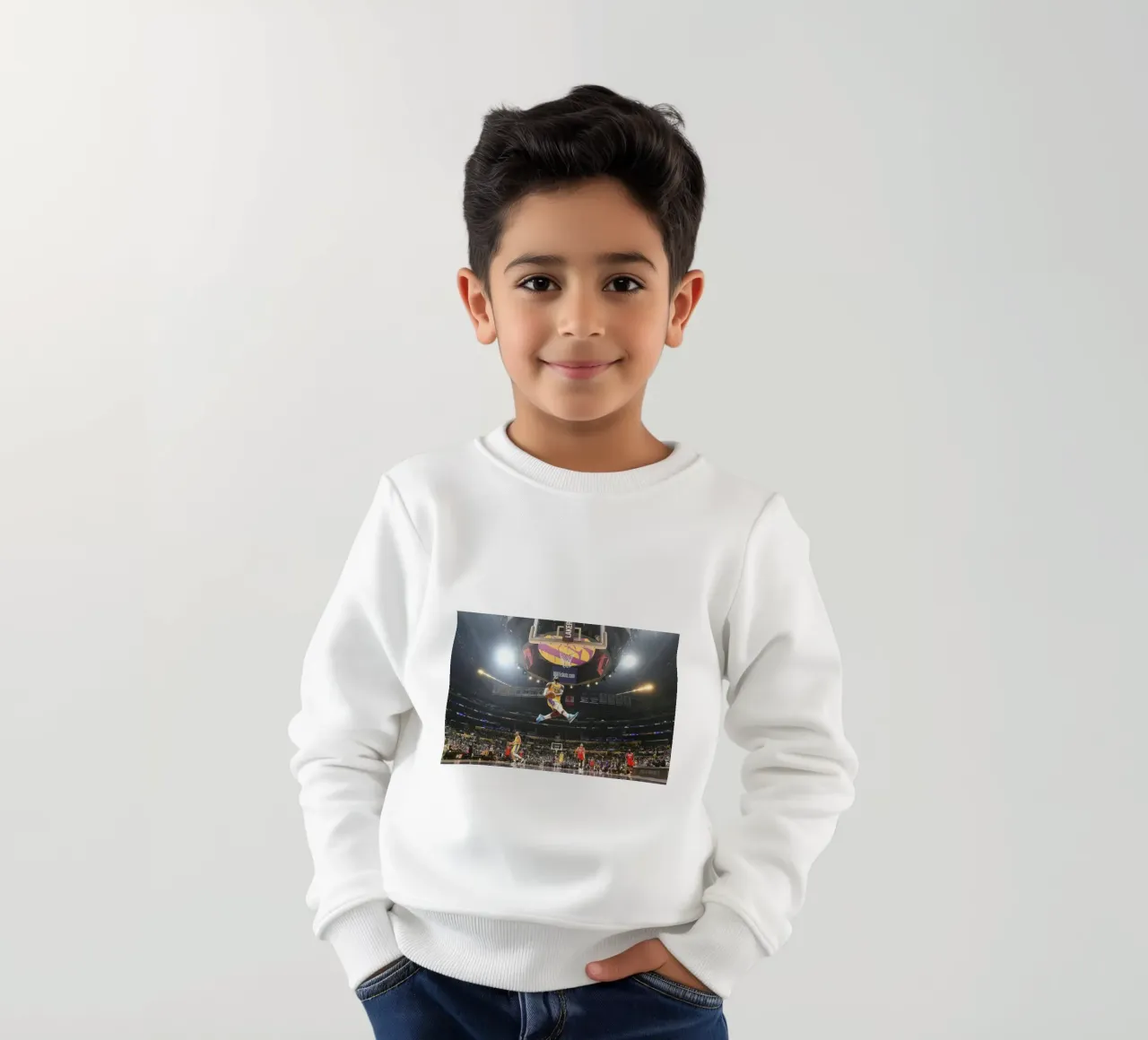Lebron James Mill Dunk pronto per essere appeso felpa bambino da willtahuyshop
