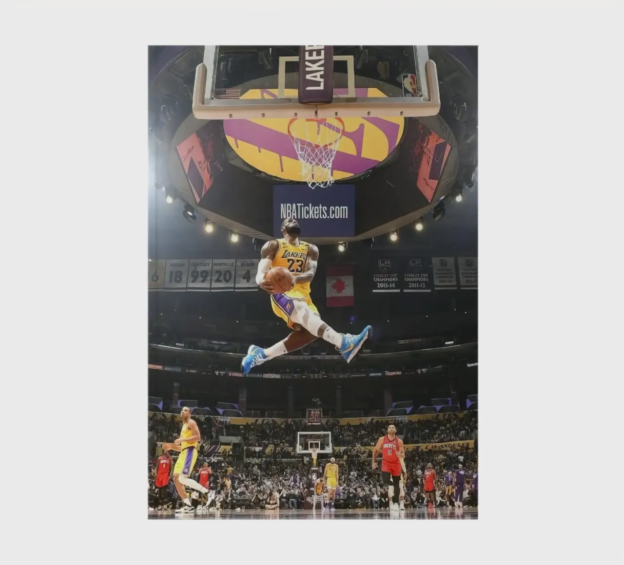 Lebron James Mill Dunk pronto per essere appeso diario da willtahuyshop