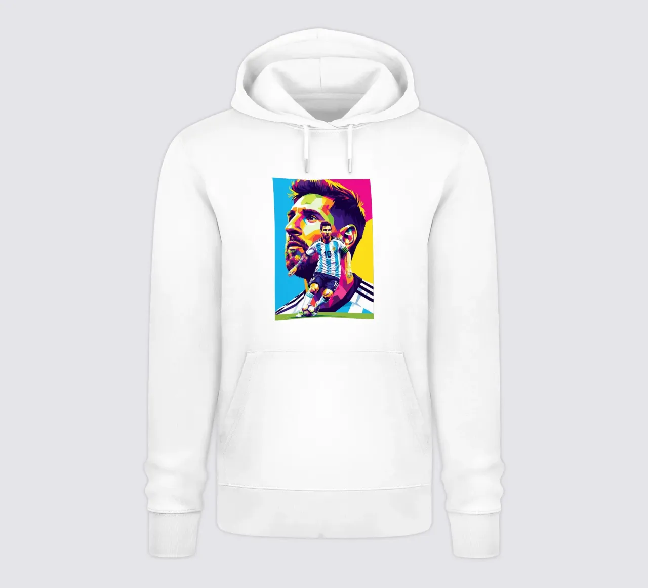 Lionel Messi in stile WPAP felpa con cappuccio da Hantamrata