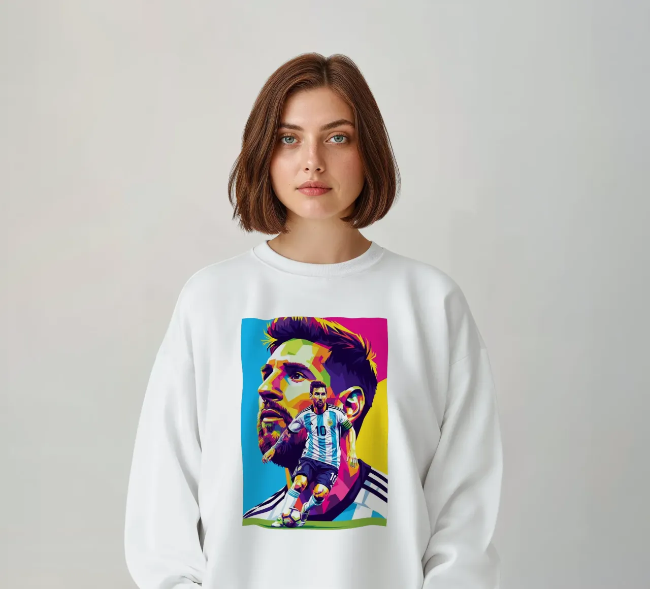 Lionel Messi in stile WPAP felpa da Hantamrata