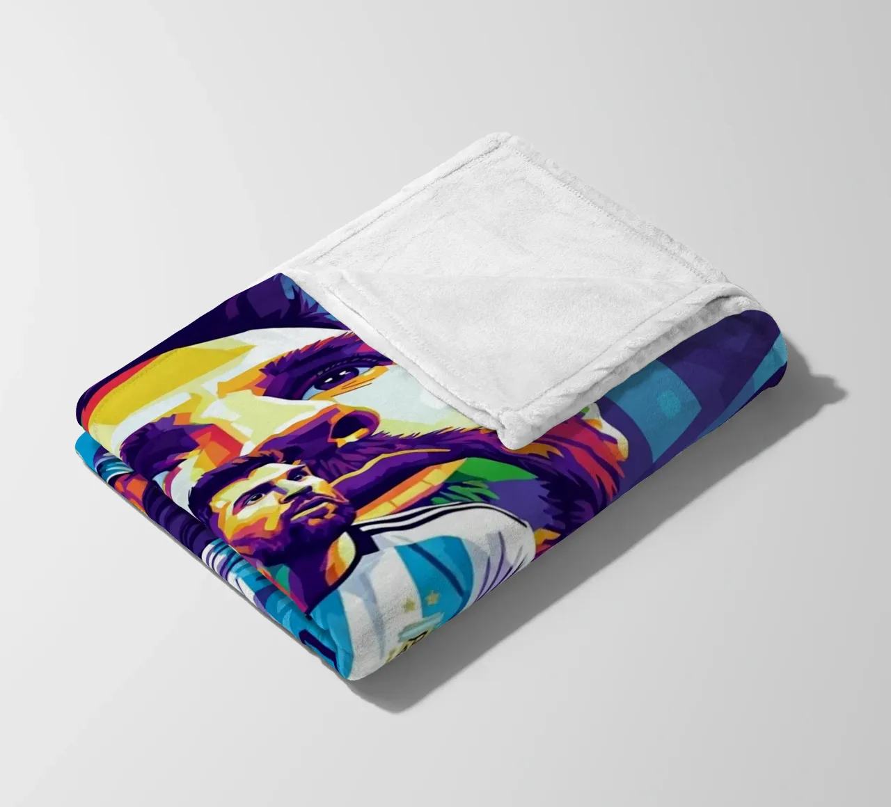 Lionel Messi - Stile artistico WPAP coperta in pile da Hantamrata