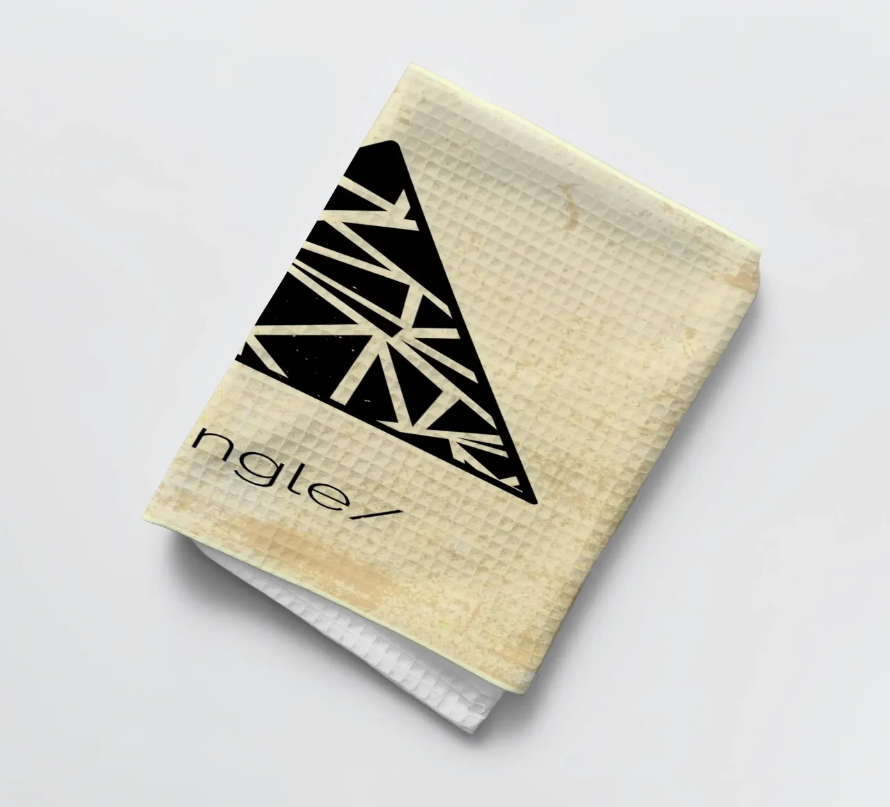 Triangolo bianco e nero canovaccio da cucina da Edson Studio