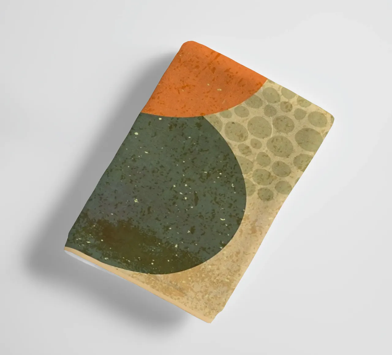 Boho rainbow abstract art towel by Edson Studio