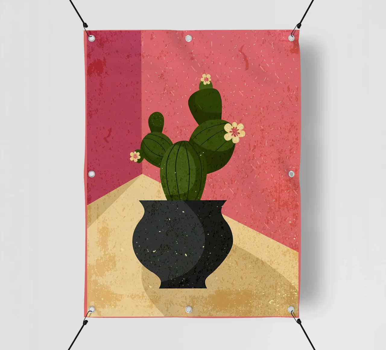 Botanical Cacti Succulent telo in pvc da Edson Studio