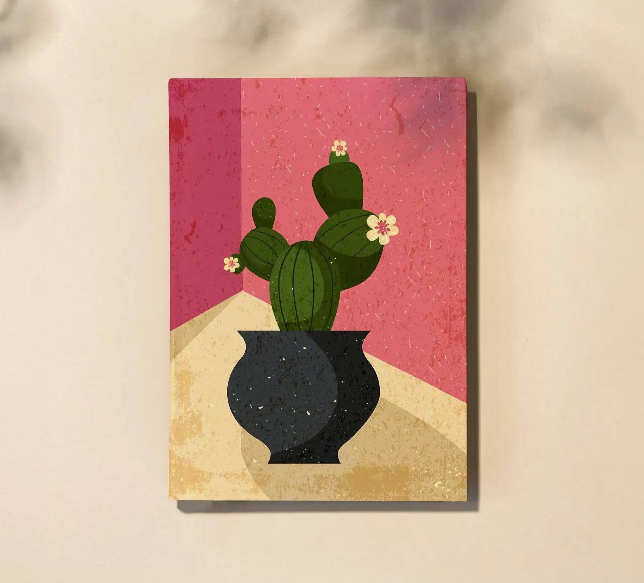 Botanical Cacti Succulent notebook by Edson Studio