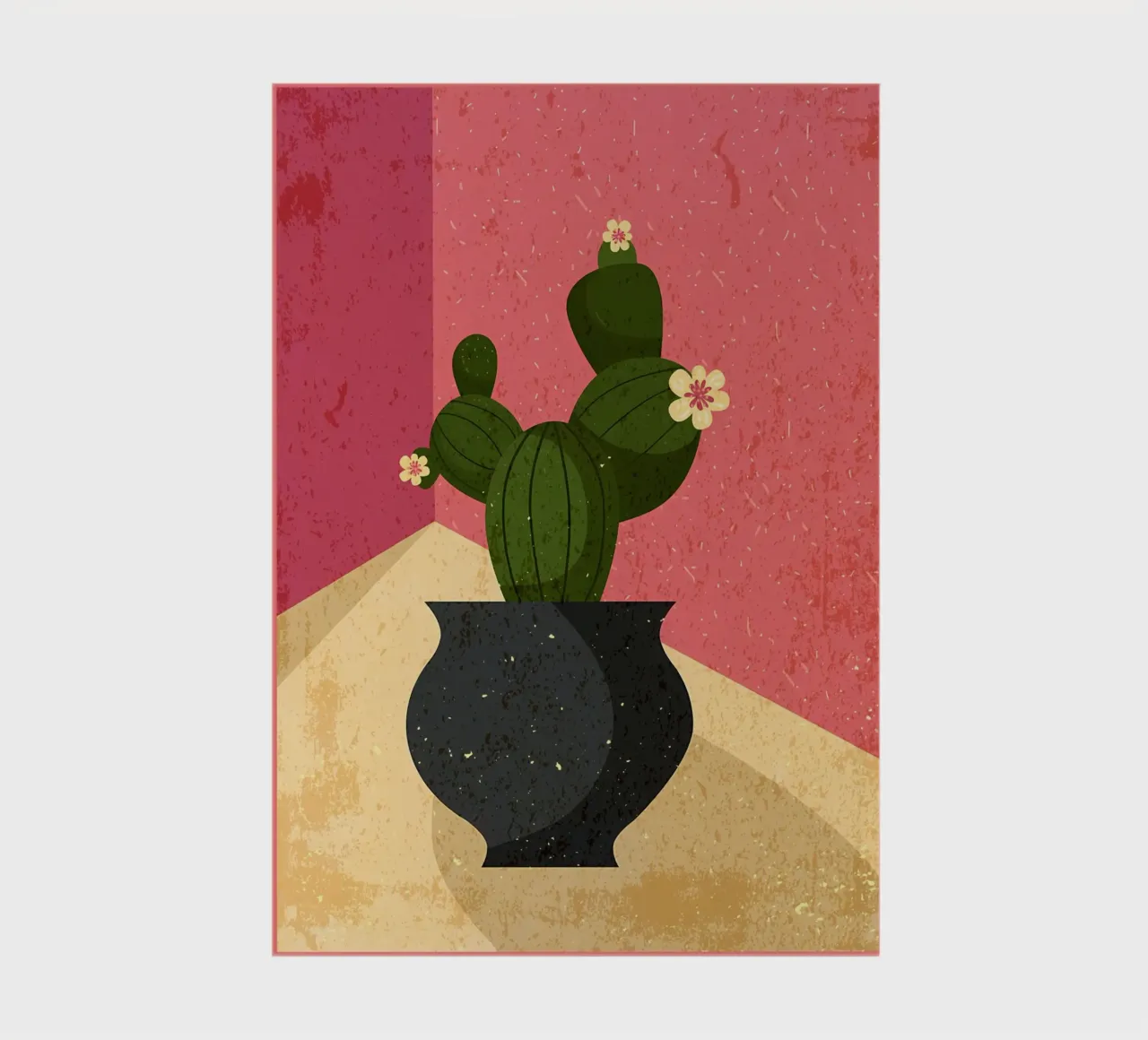 Botanical Cacti Succulent notebook by Edson Studio