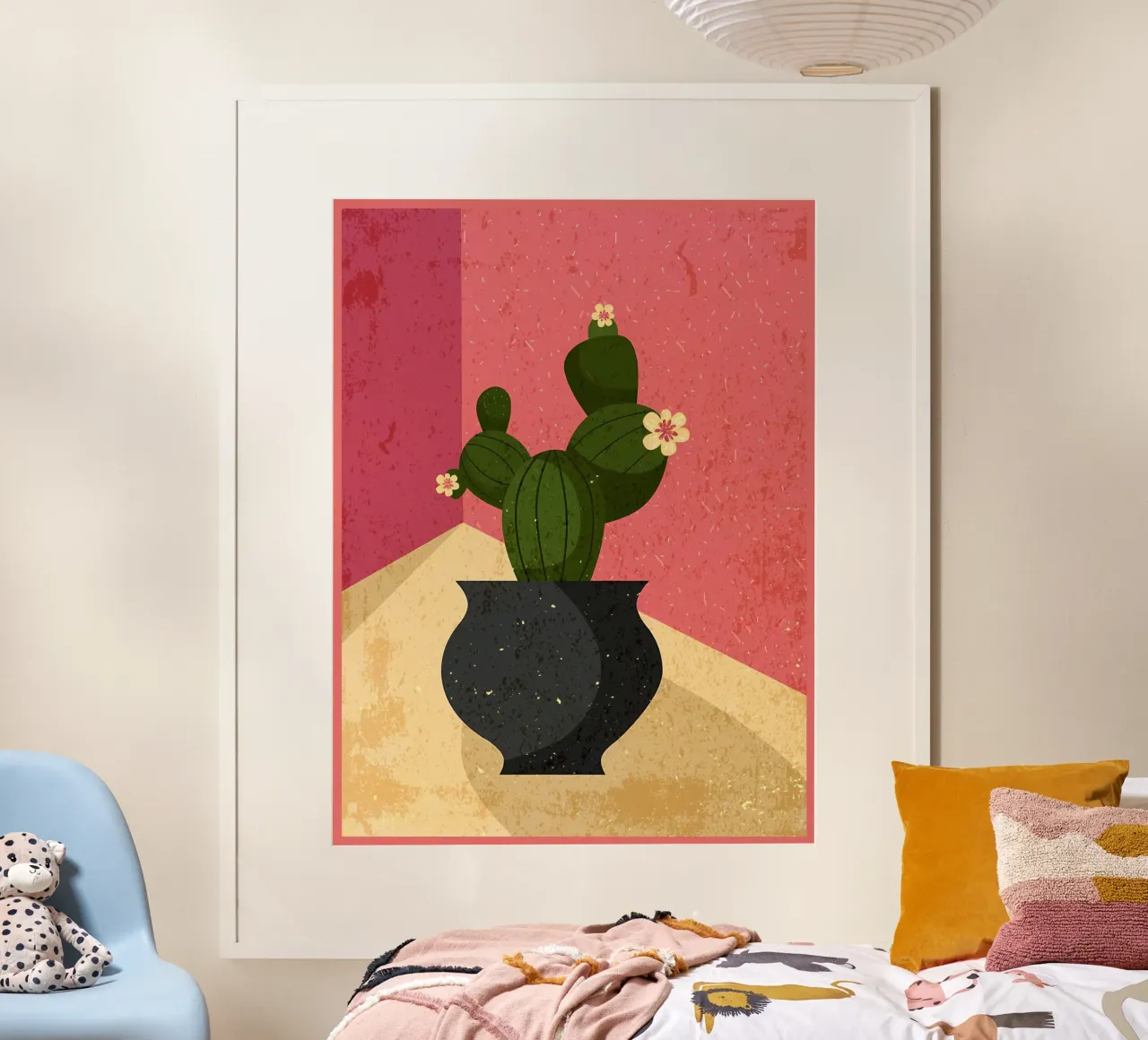 Botanical Cacti Succulent poster da Edson Studio