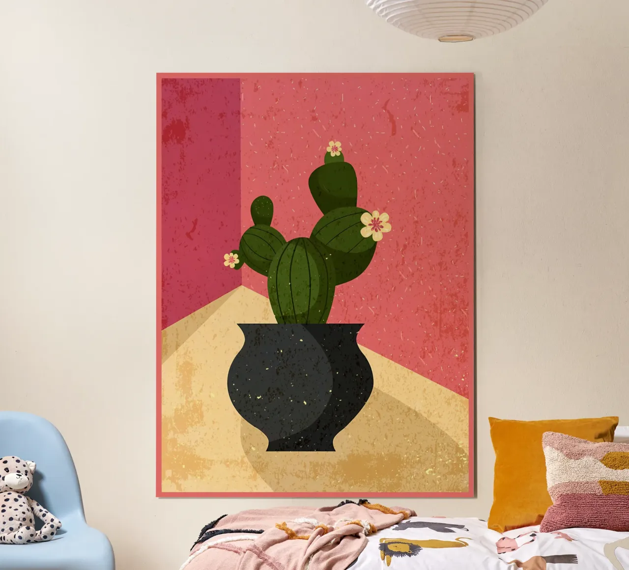 Botanical Cacti Succulent poster da Edson Studio
