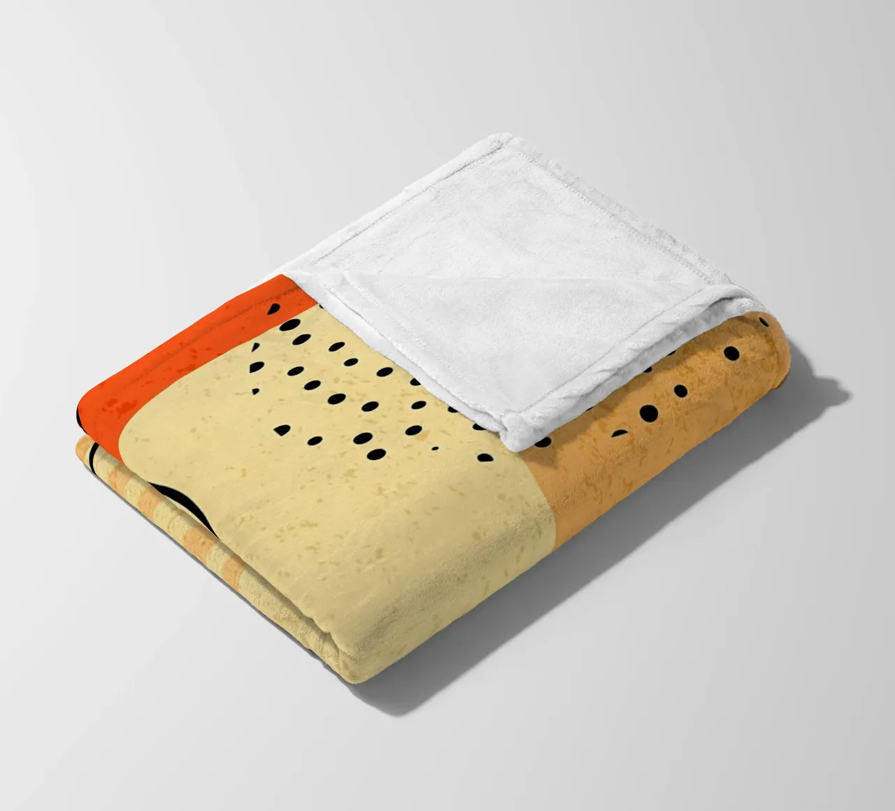 Forme geometriche colorate coperta in pile da Edson Studio