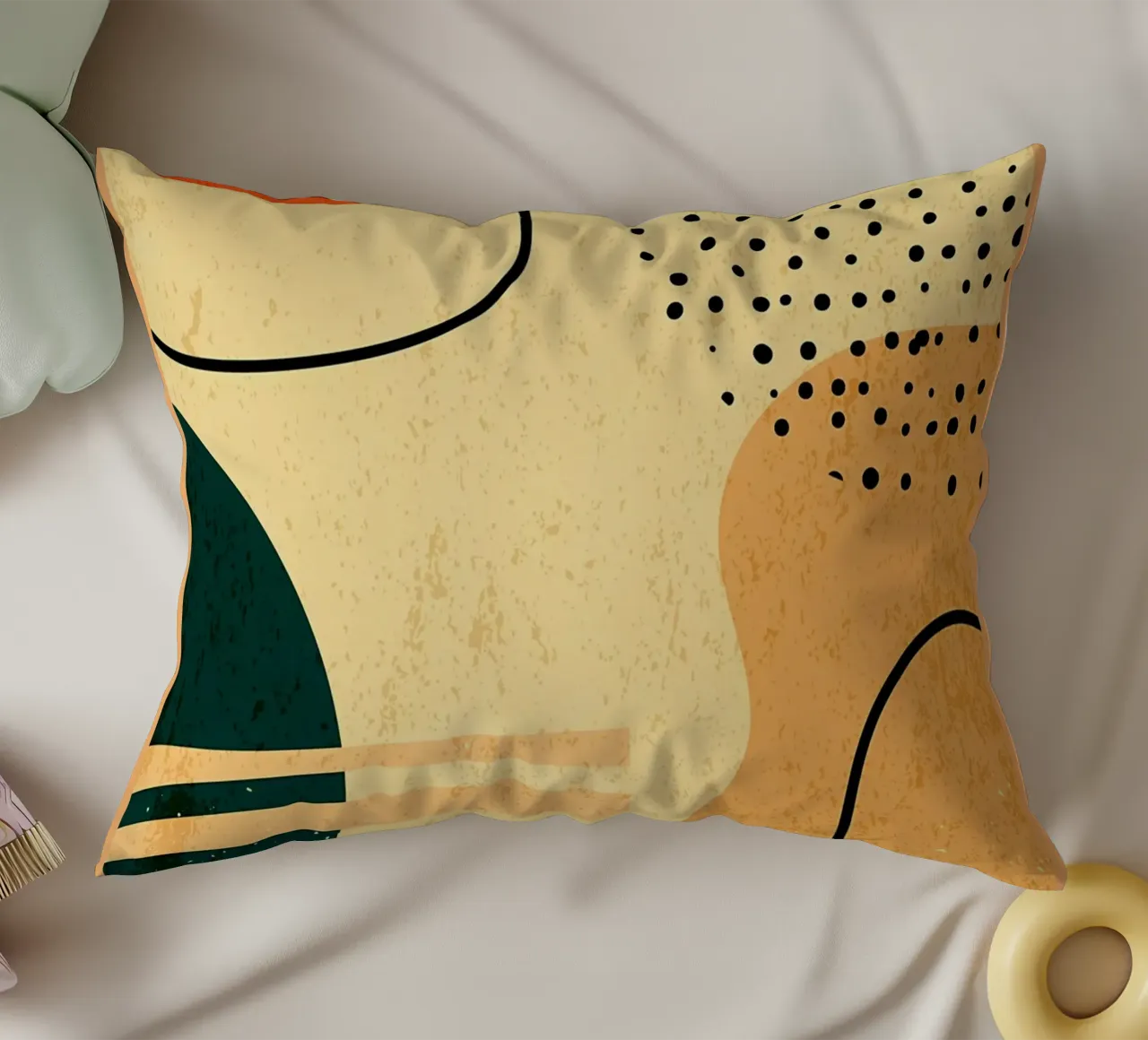 Forme geometriche colorate cuscino da Edson Studio