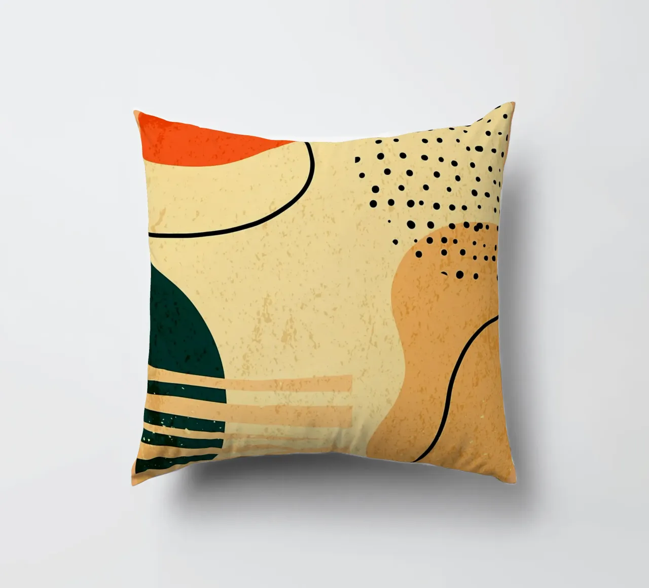 Forme geometriche colorate cuscino da Edson Studio