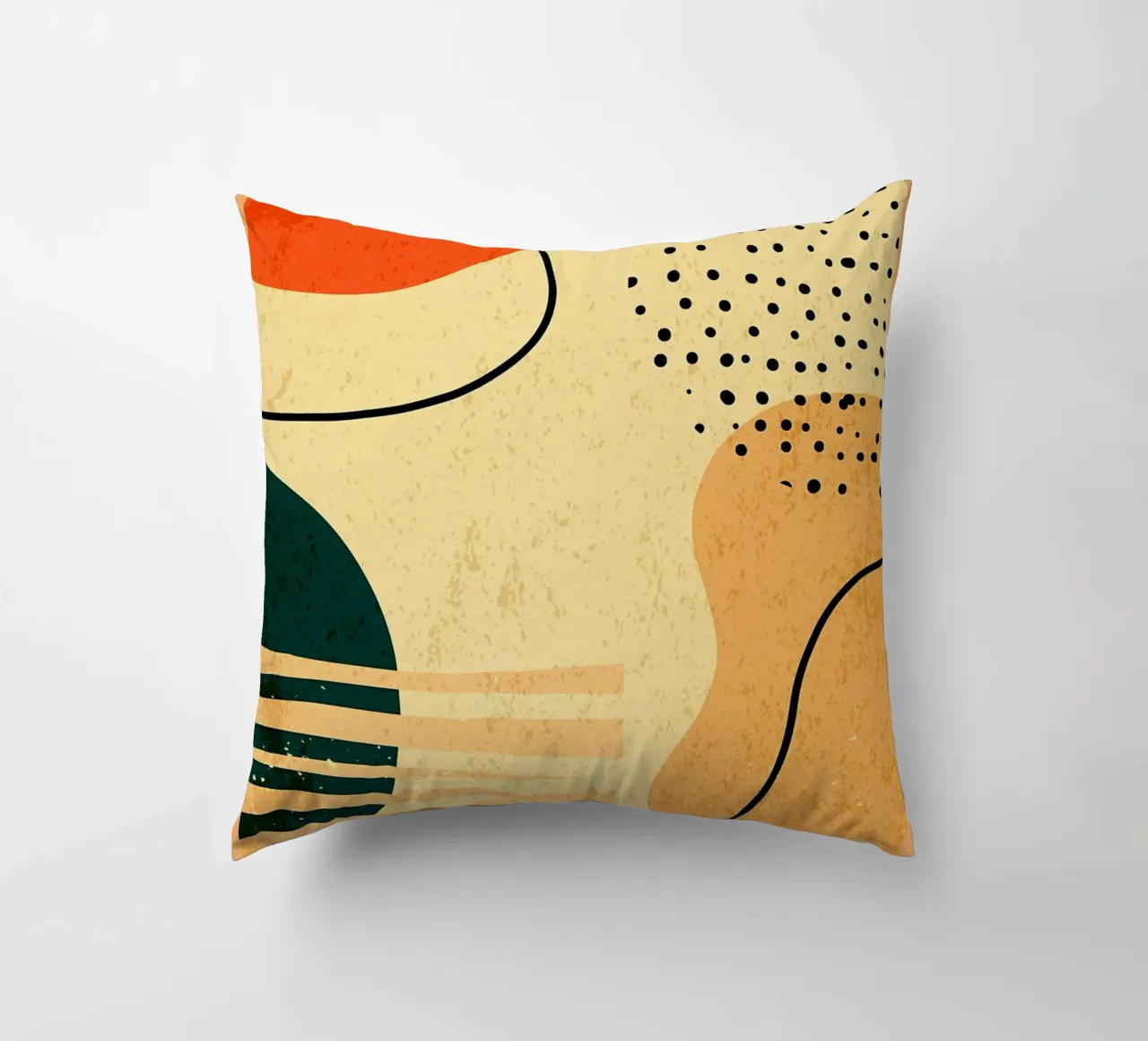 Forme geometriche colorate cuscino da Edson Studio