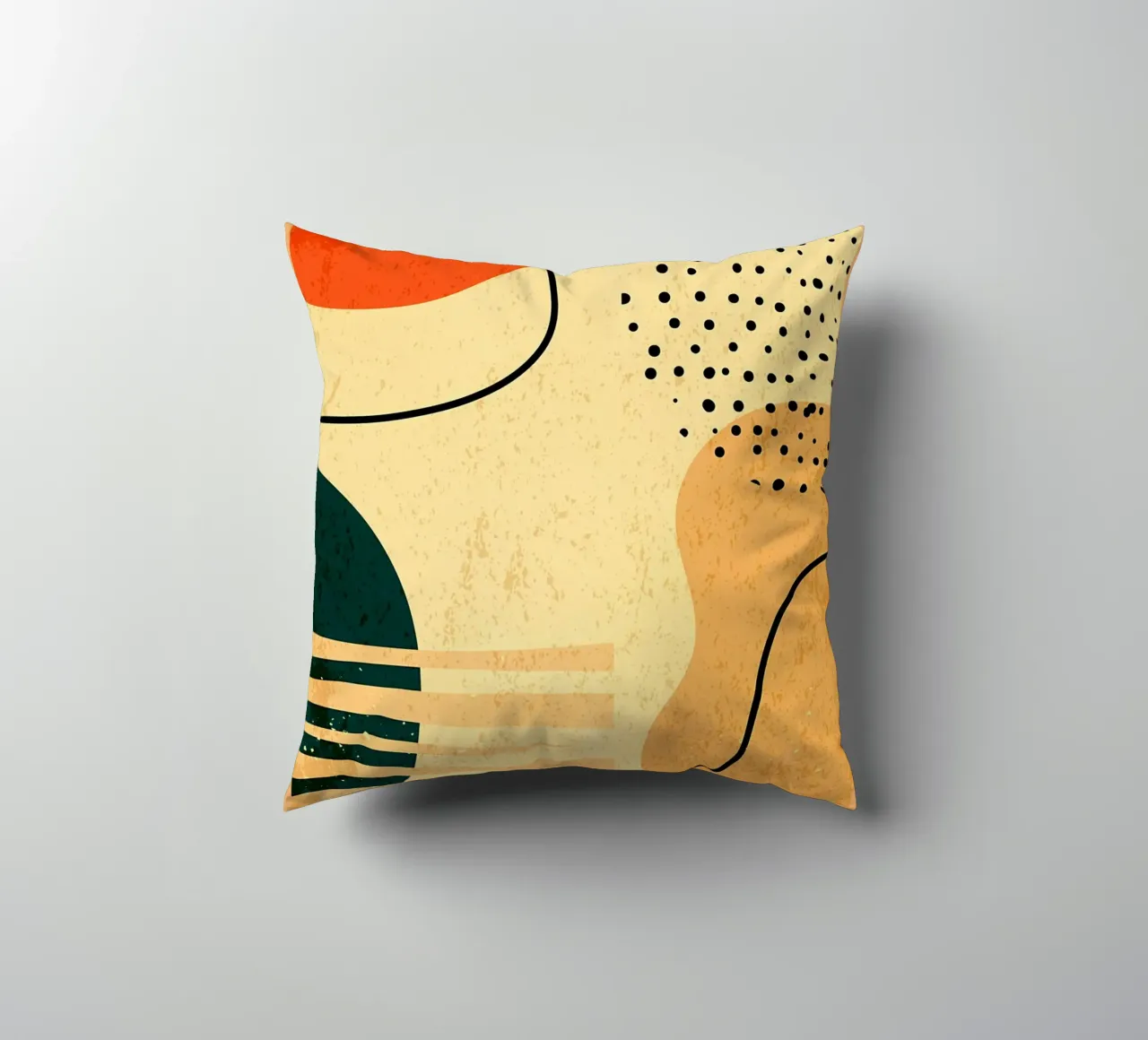 Forme geometriche colorate cuscino da Edson Studio