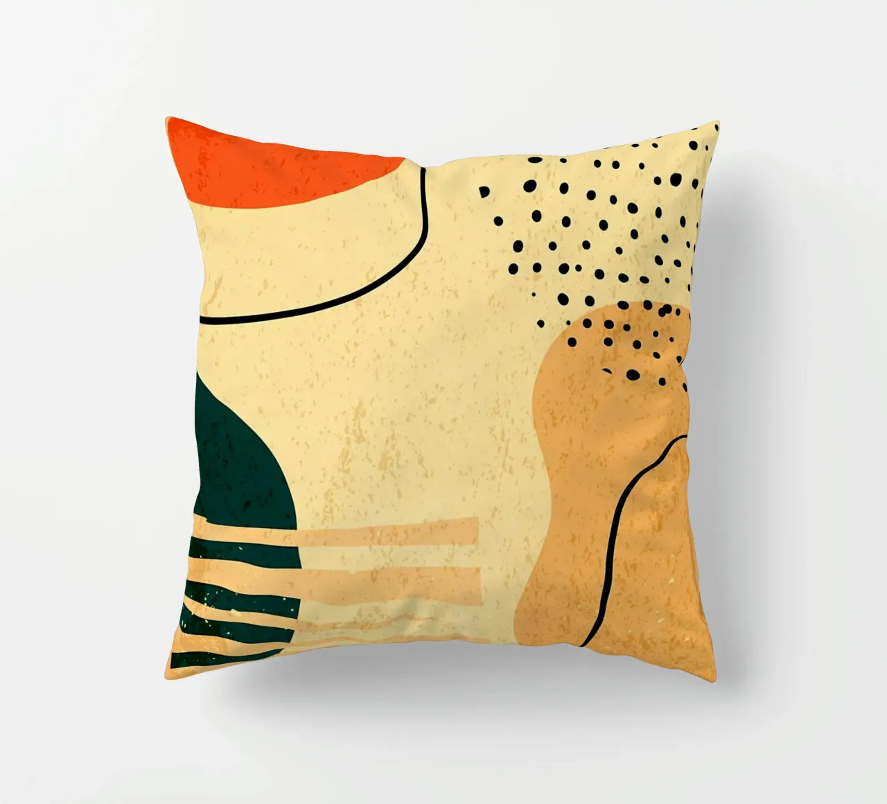 Forme geometriche colorate cuscino da Edson Studio