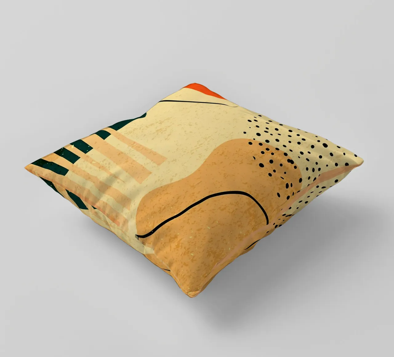 Forme geometriche colorate cuscino da Edson Studio