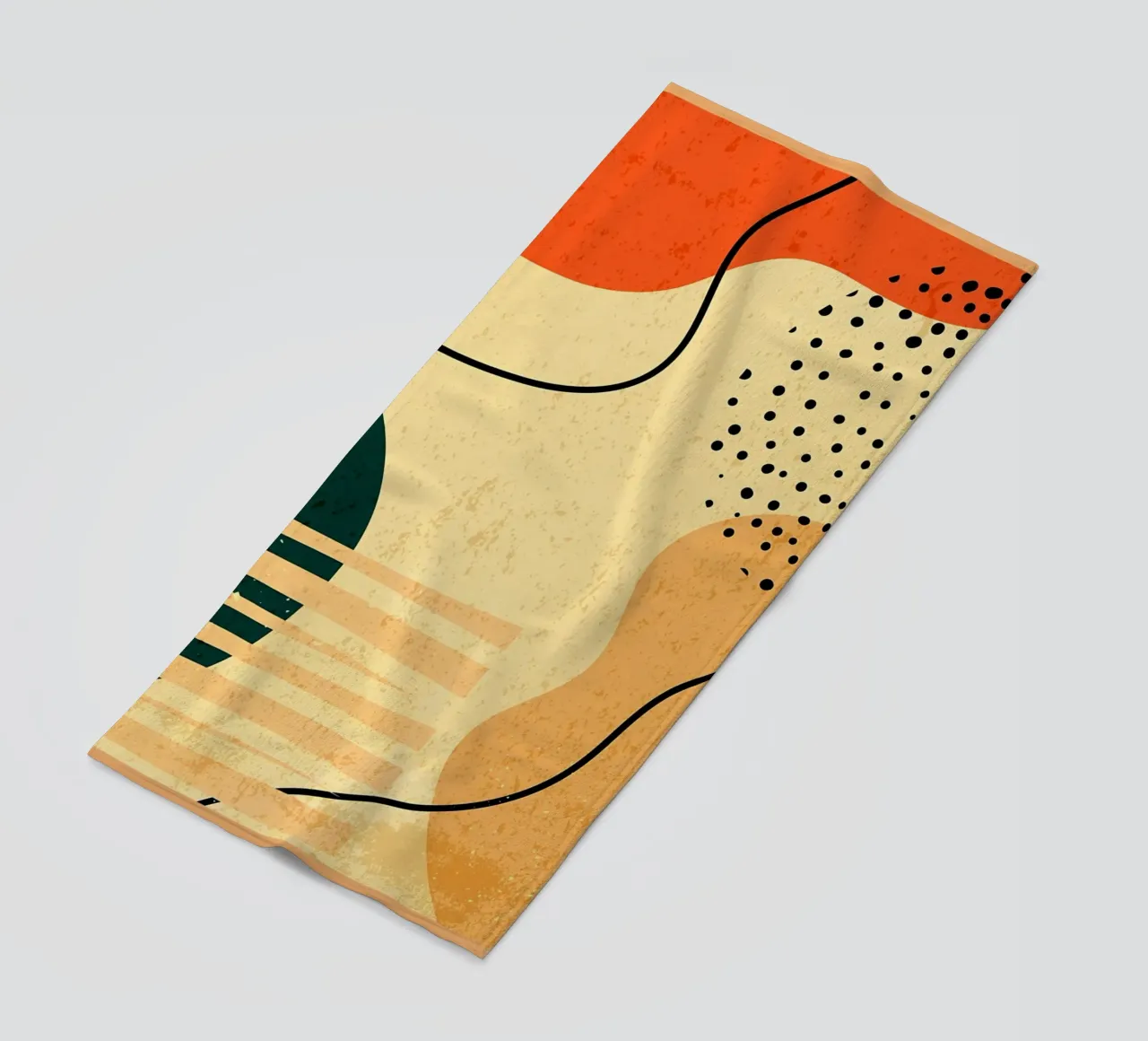 Forme geometriche colorate telo mare da Edson Studio