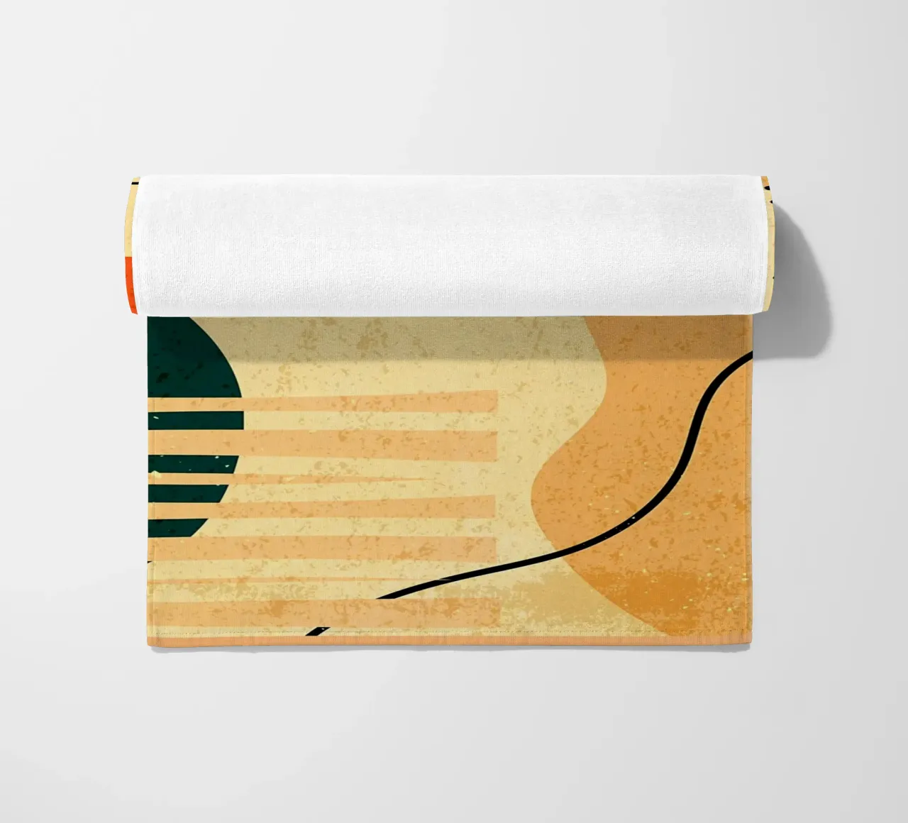 Forme geometriche colorate telo mare da Edson Studio