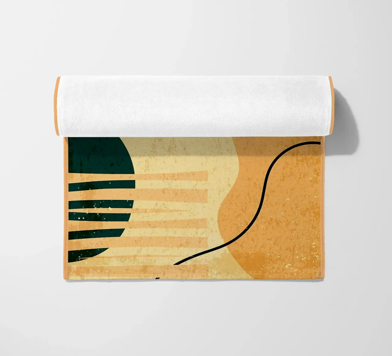 Forme geometriche colorate telo mare da Edson Studio