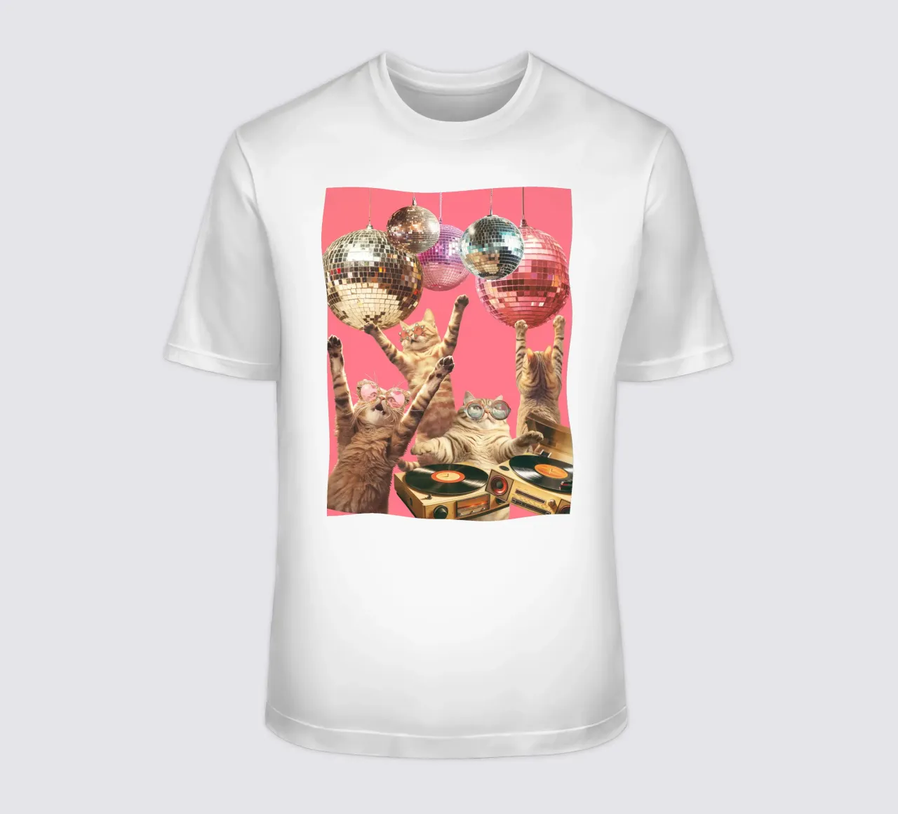 Party Cats t-shirt da edsonramosart