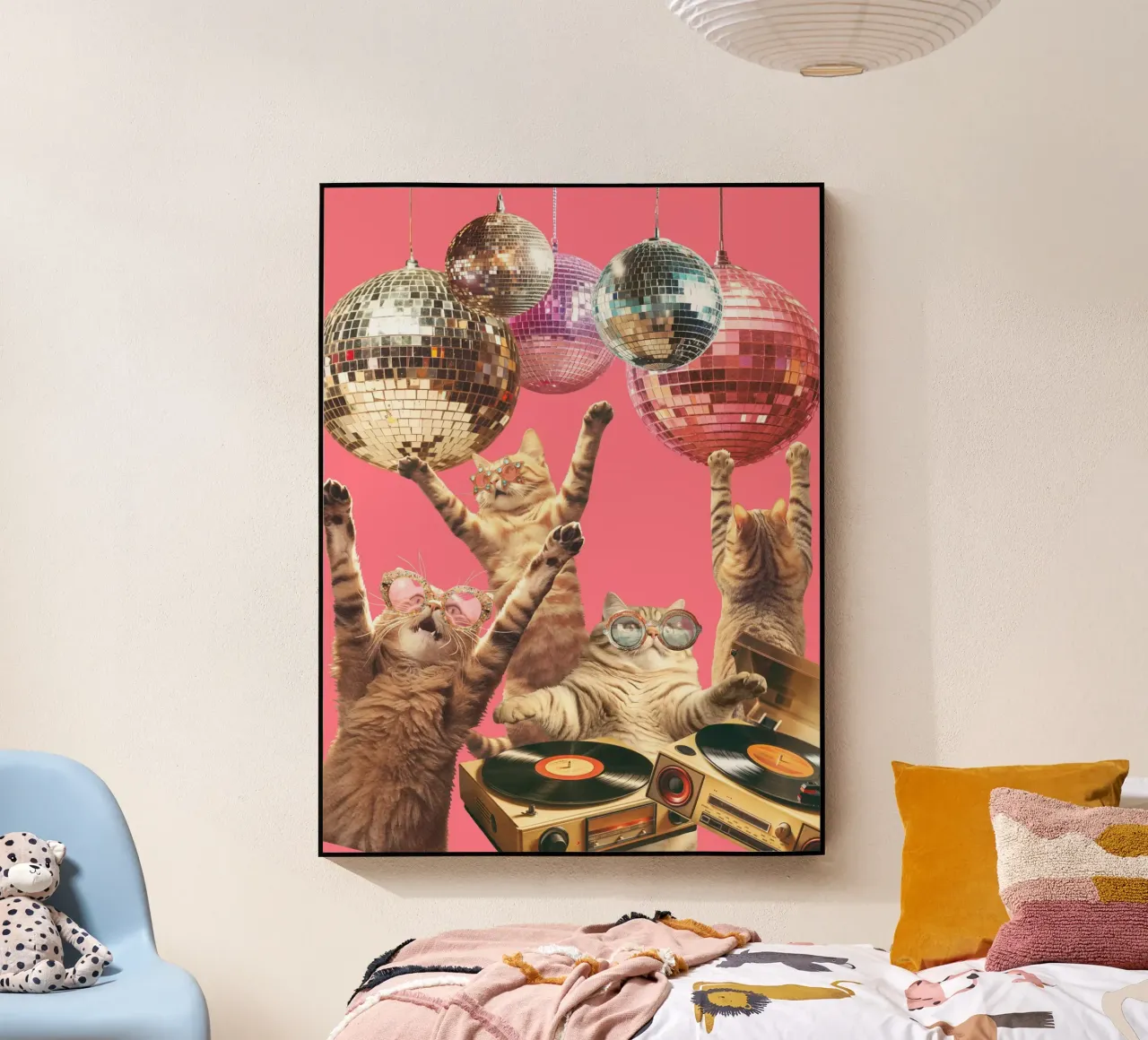 Party Cats plexiglass da edsonramosart