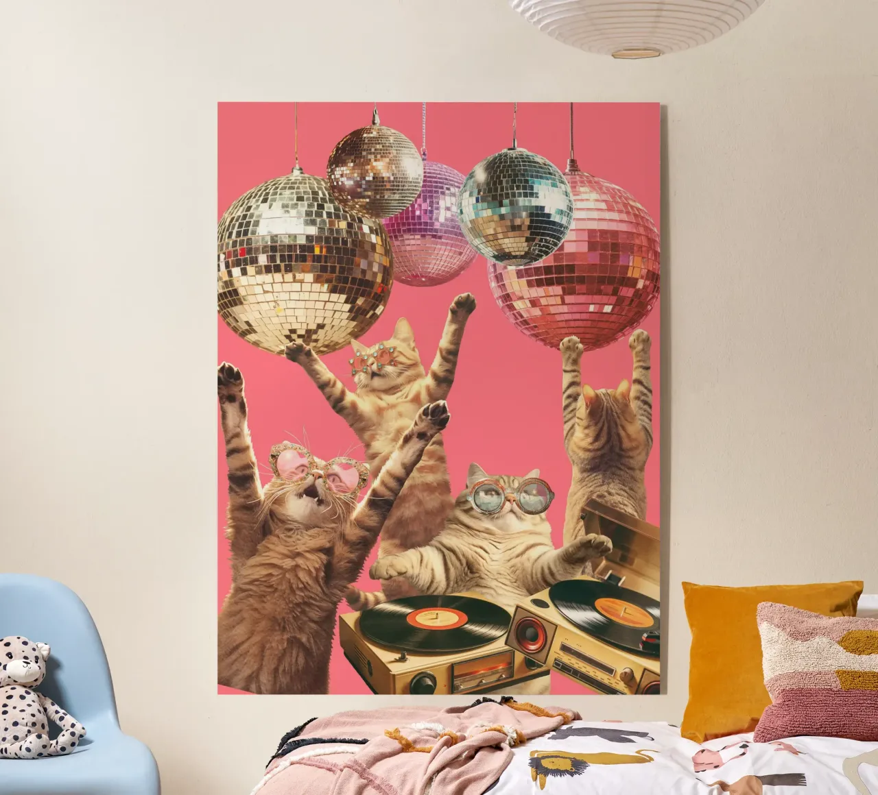 Party Cats plexiglass da edsonramosart