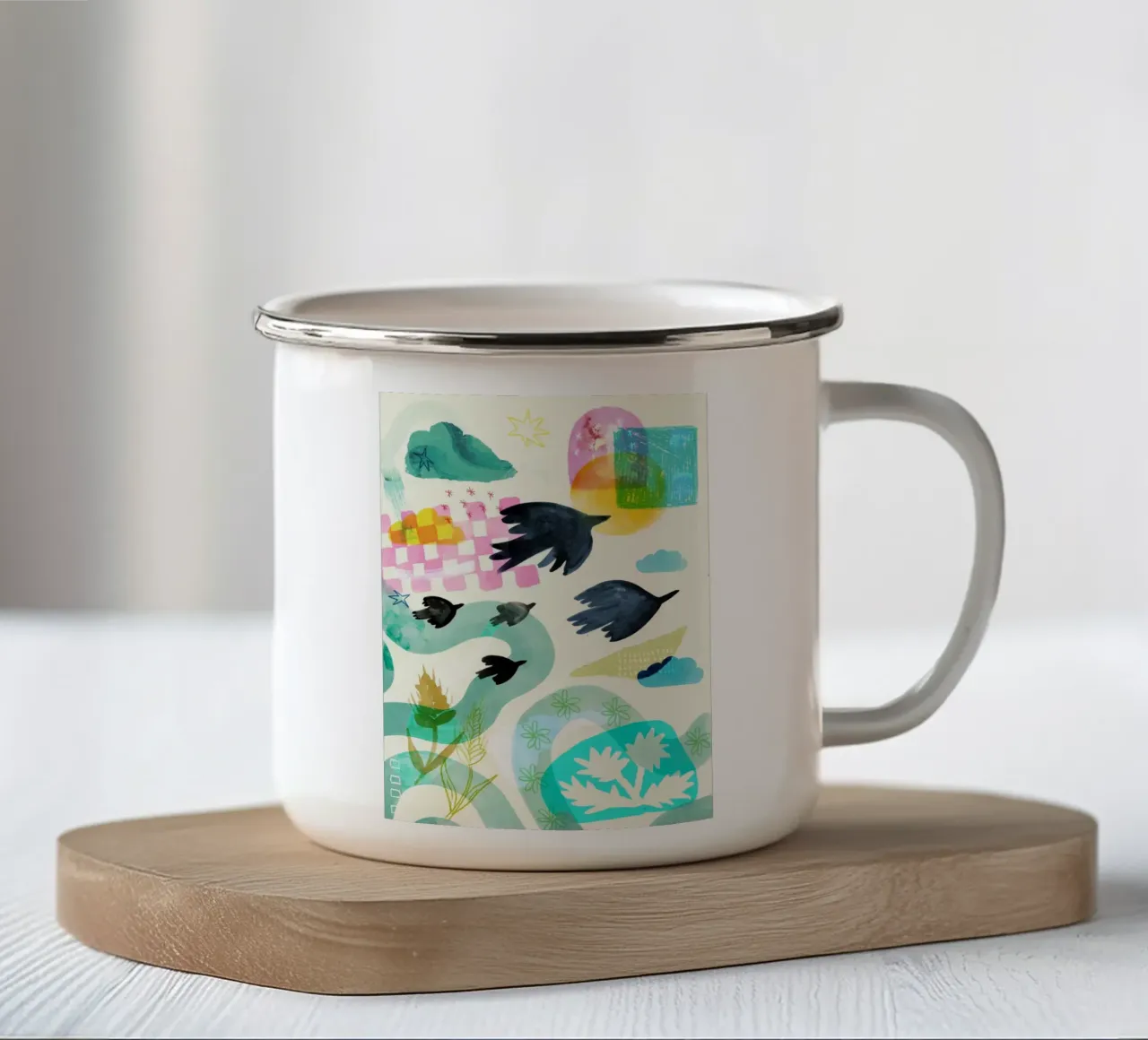 Feels like summer tazza in smalto da ANIPI studio graphique