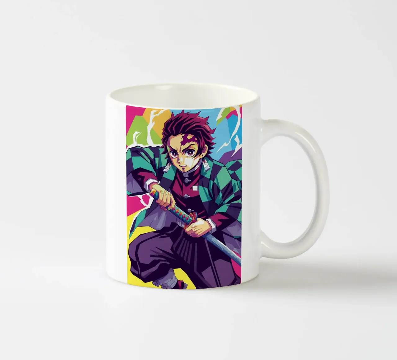 Tanjiro Kamado - Demon Slayer (1) ceramic mug by Hantamrata