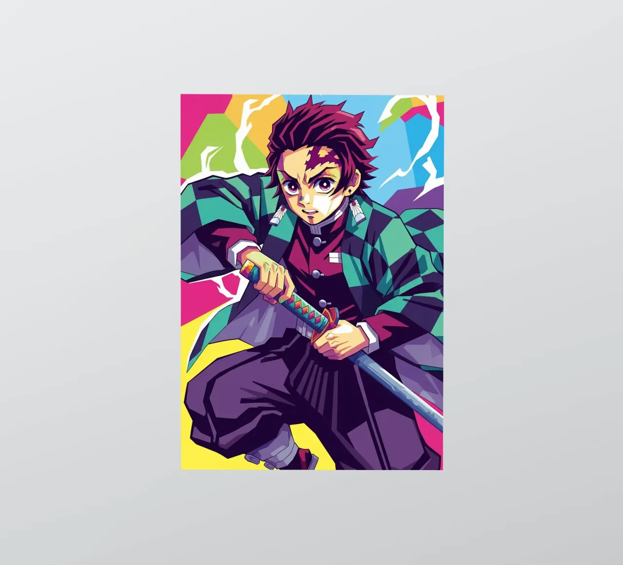 Tanjiro Kamado - Demon Slayer (1) sticker by Hantamrata