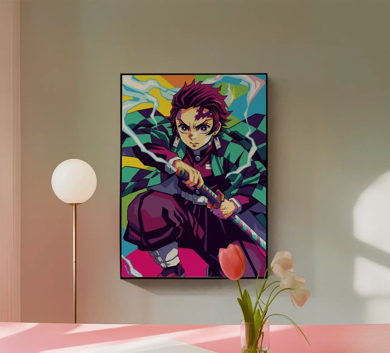 Tanjiro Kamado - Demon Slayer (2) acrylic glass by Hantamrata