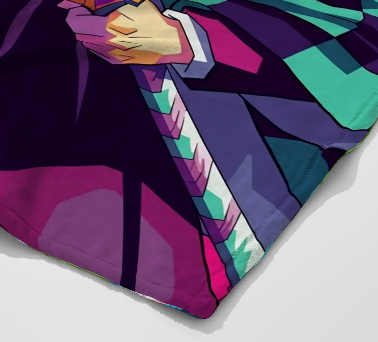 Tanjiro Kamado - Demon Slayer (2) fleece blanket by Hantamrata