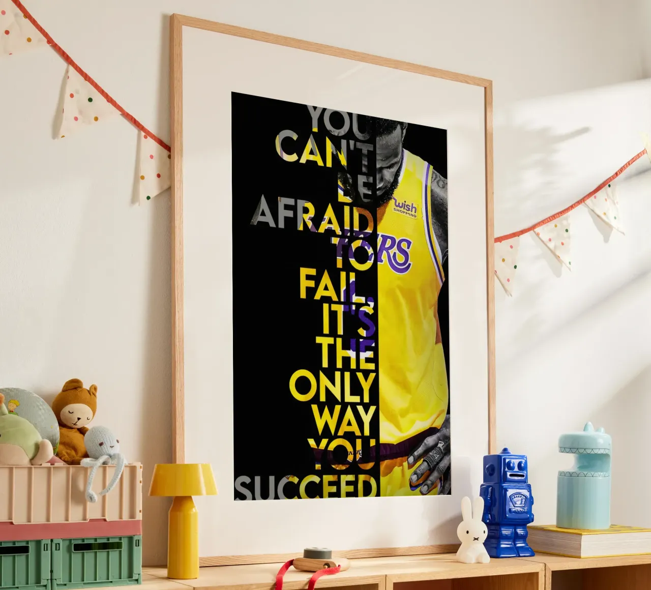 Lebron James Motivierendes Zitat Poster von willtahuyshop