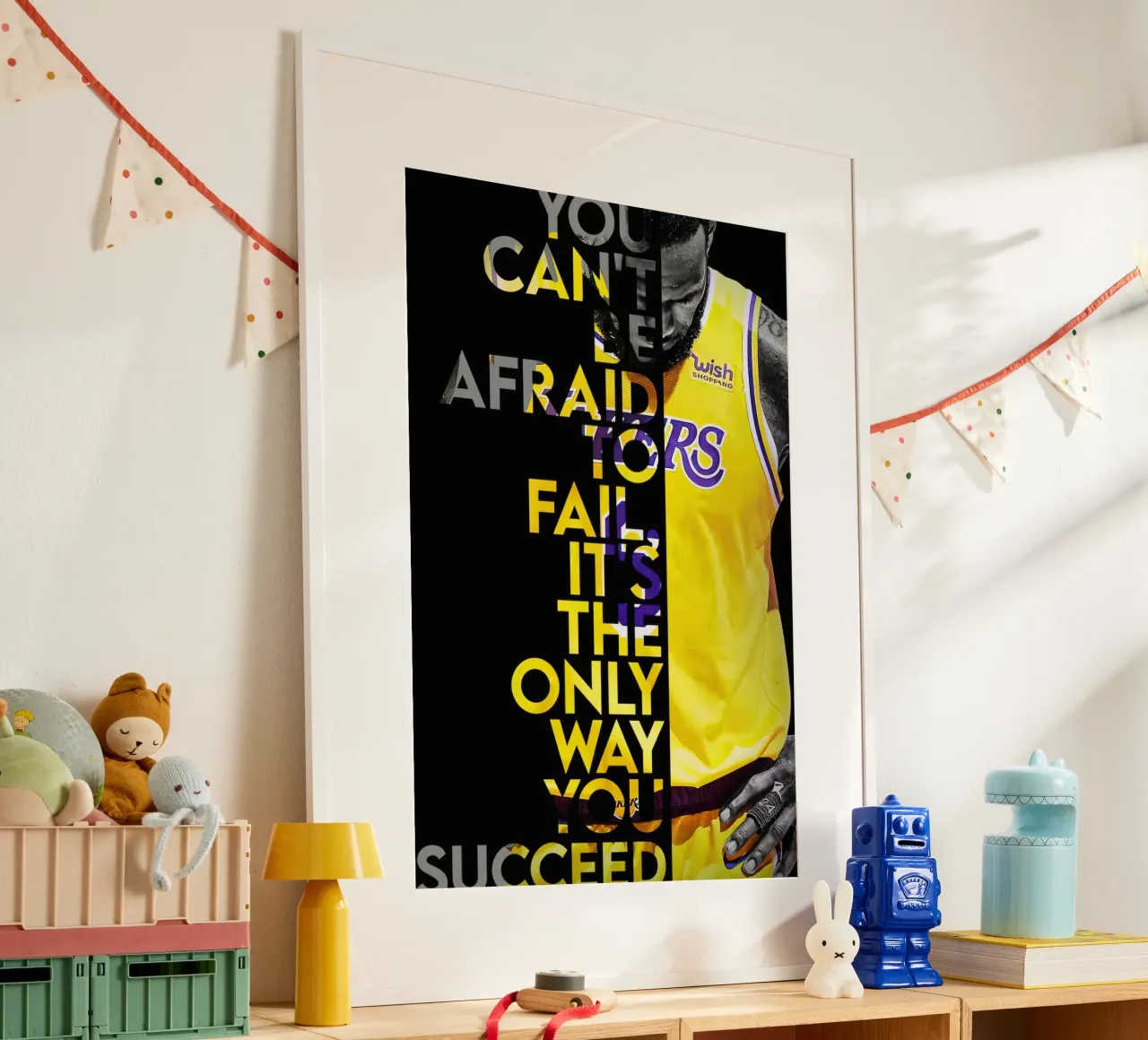 Lebron James Motivierendes Zitat Poster von willtahuyshop