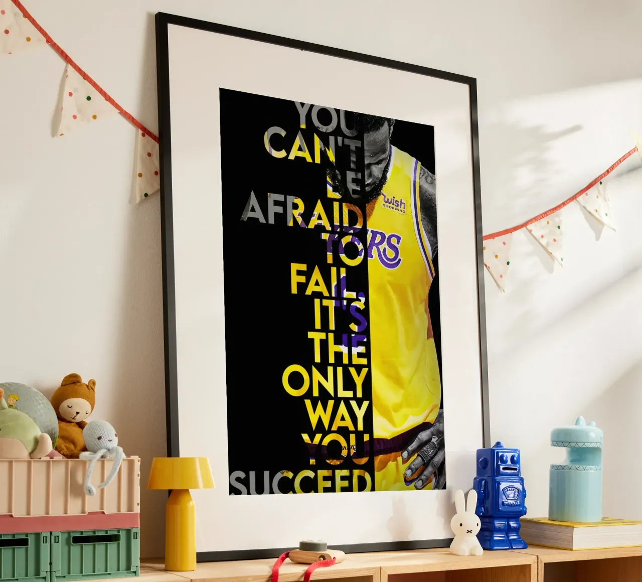 Lebron James Motivierendes Zitat Poster von willtahuyshop