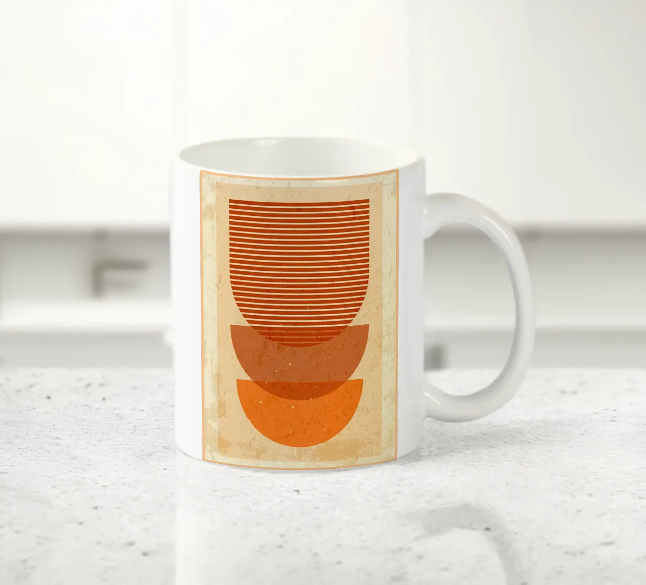 Forme geometriche minime tazza in ceramica da Jammie Studio