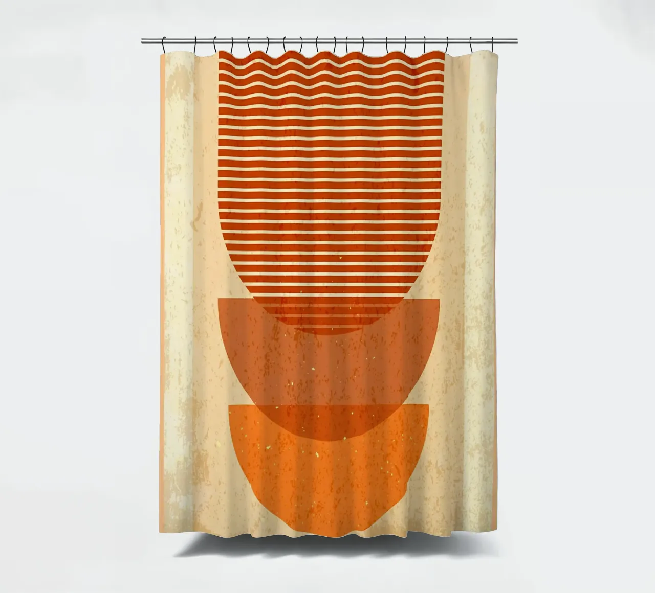 Forme geometriche minime tenda da doccia da Jammie Studio