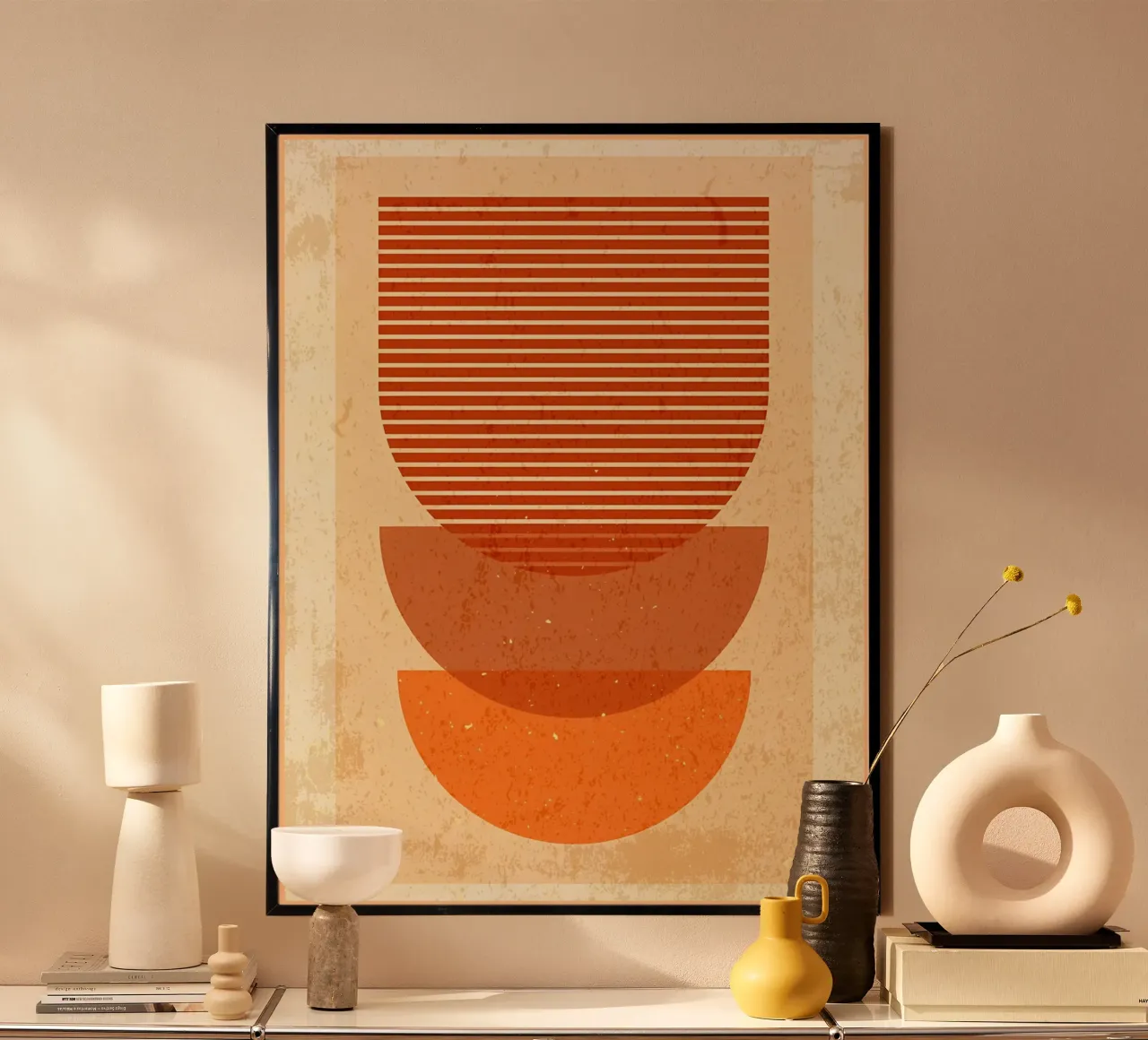 Forme geometriche minime poster da Jammie Studio