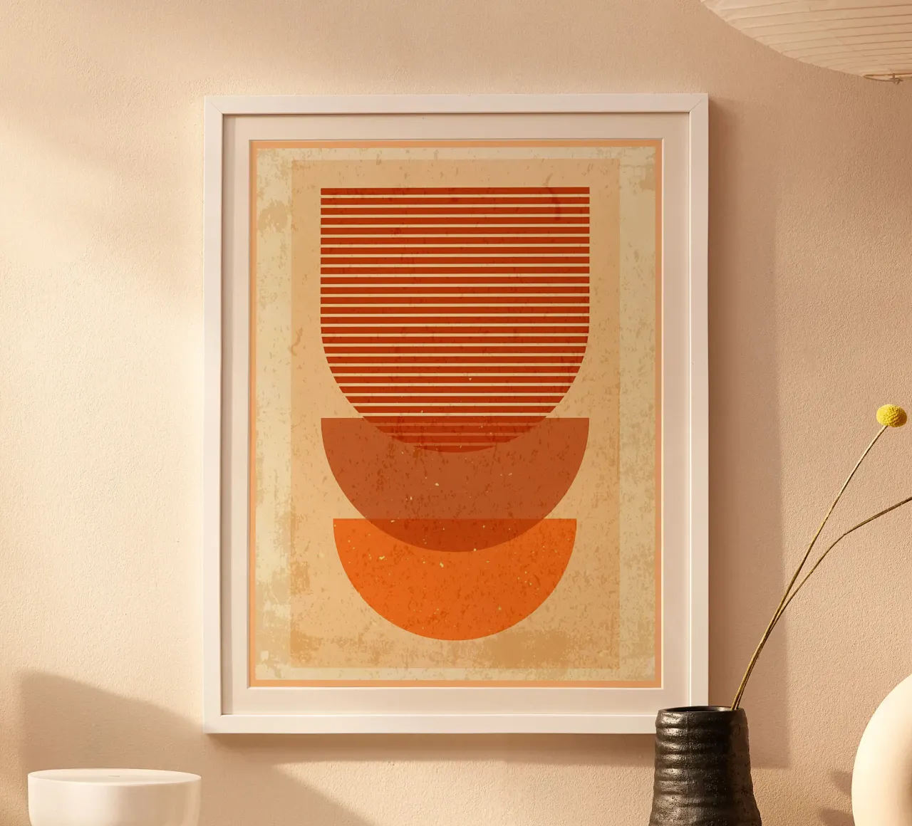 Forme geometriche minime poster da Jammie Studio