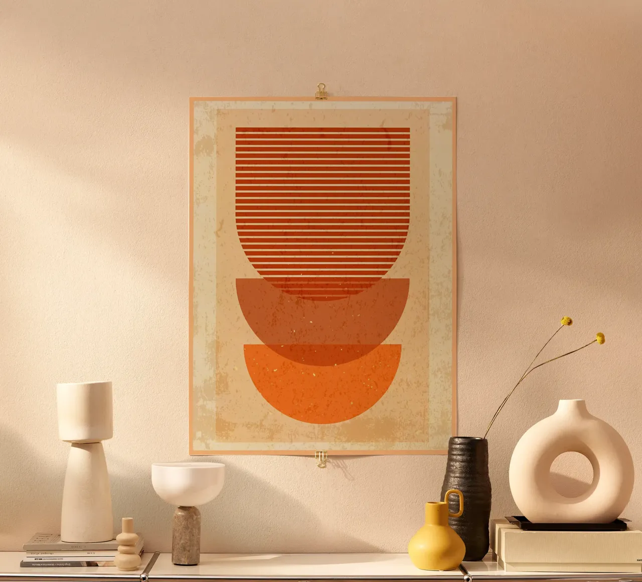 Forme geometriche minime poster da Jammie Studio
