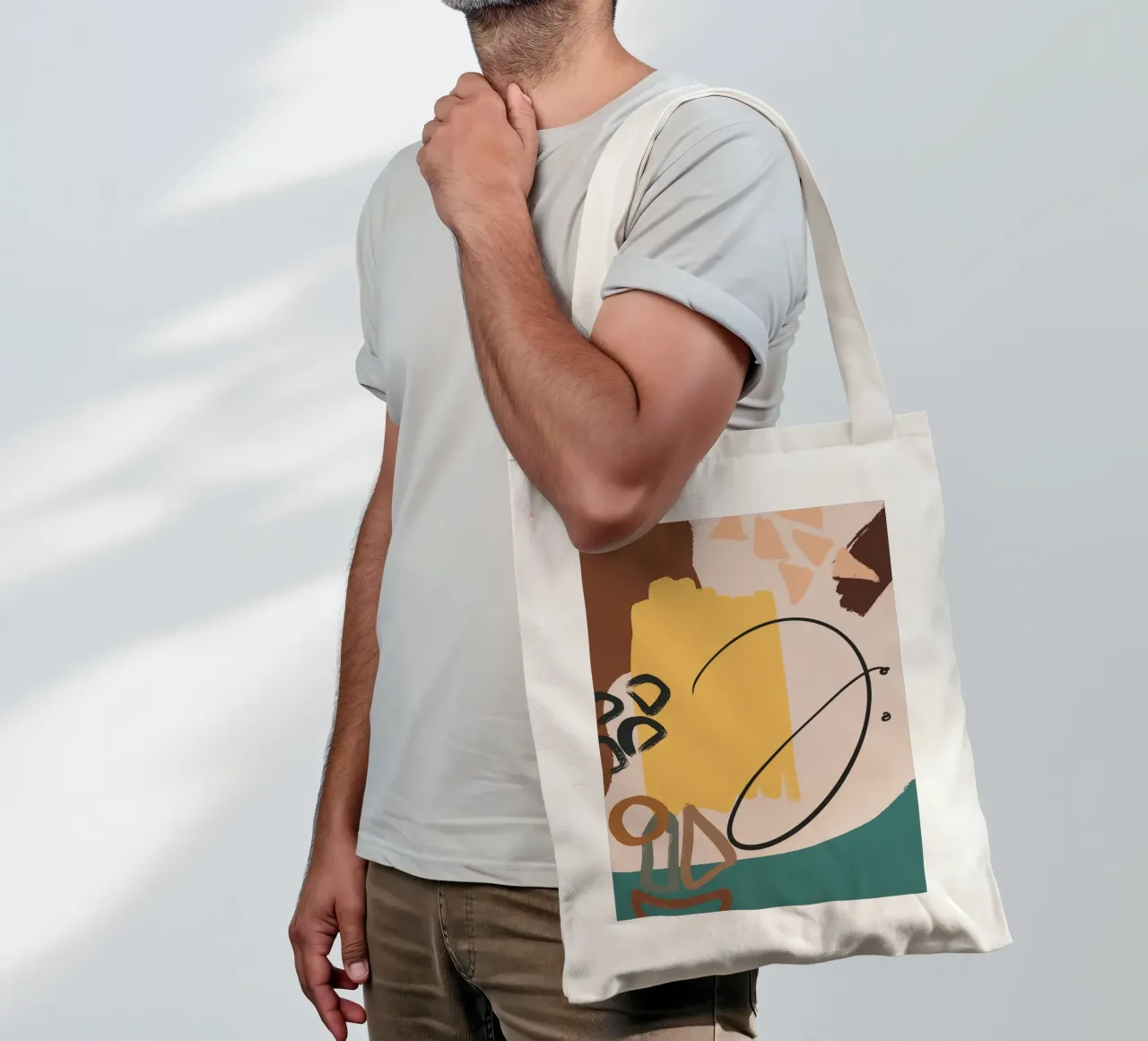 Urban Abstract Harmony tote bag by vintageshop