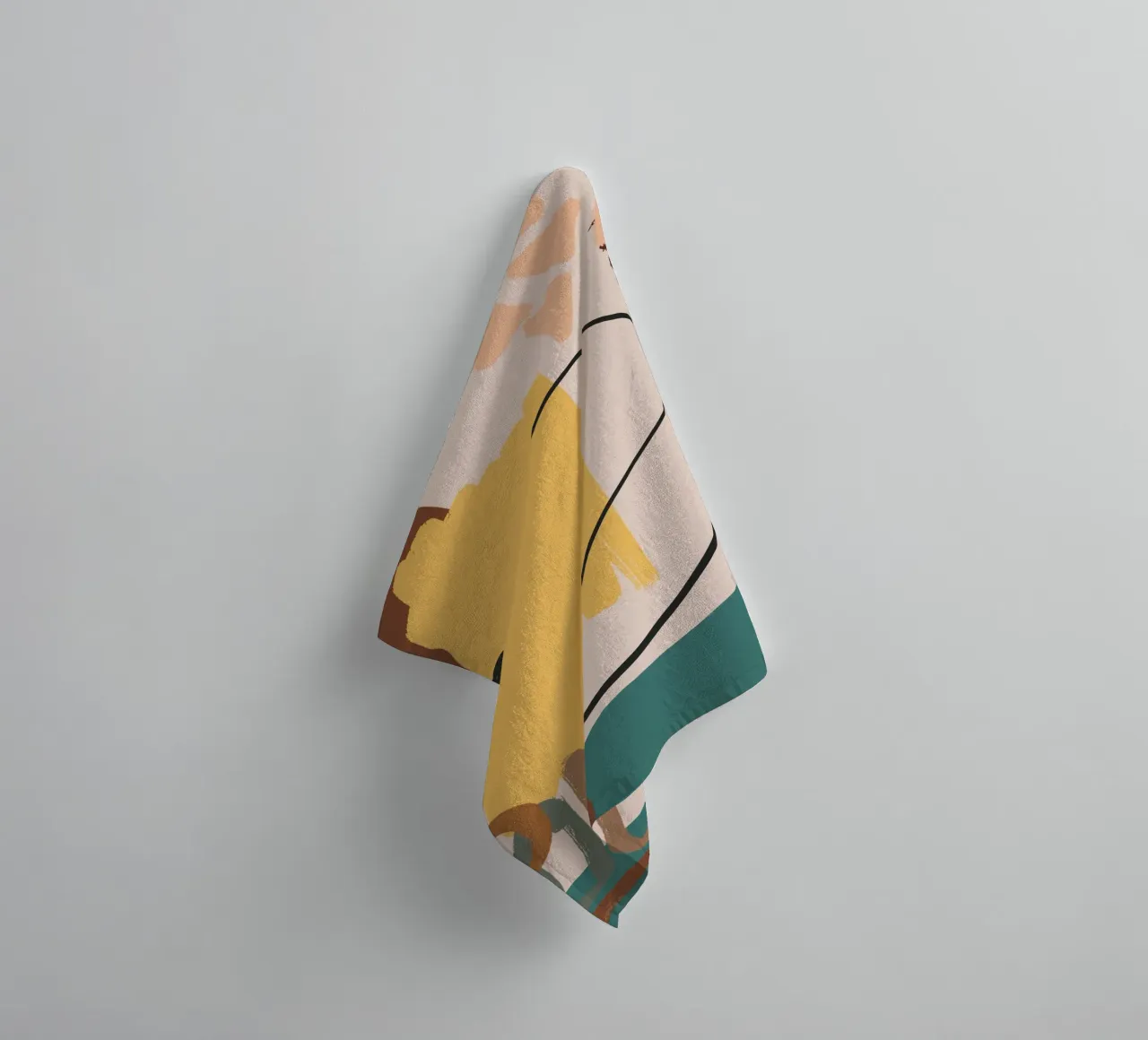 Urban Abstract Harmony towel by vintageshop