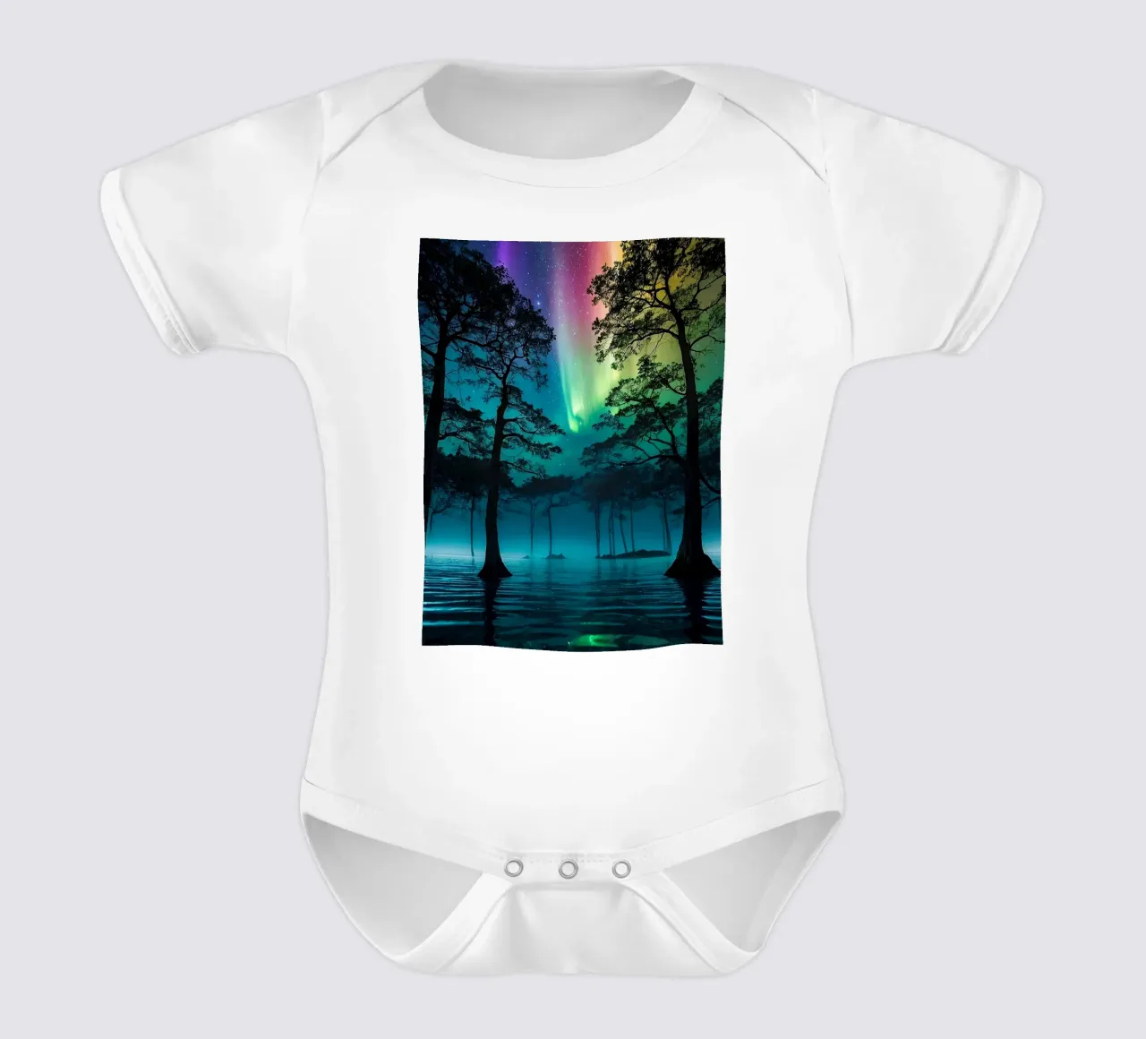 bellezza della foresta body neonato maniche corte da rock music