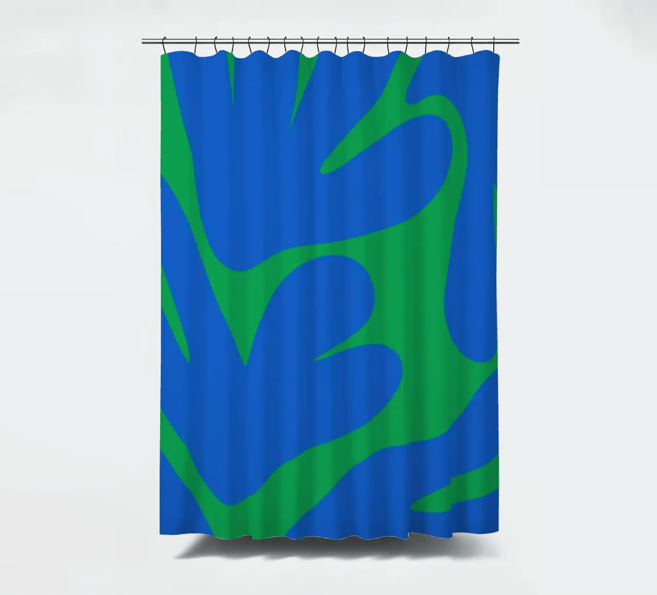 Abstract Nature-Inspired Art shower curtain by The Art Club