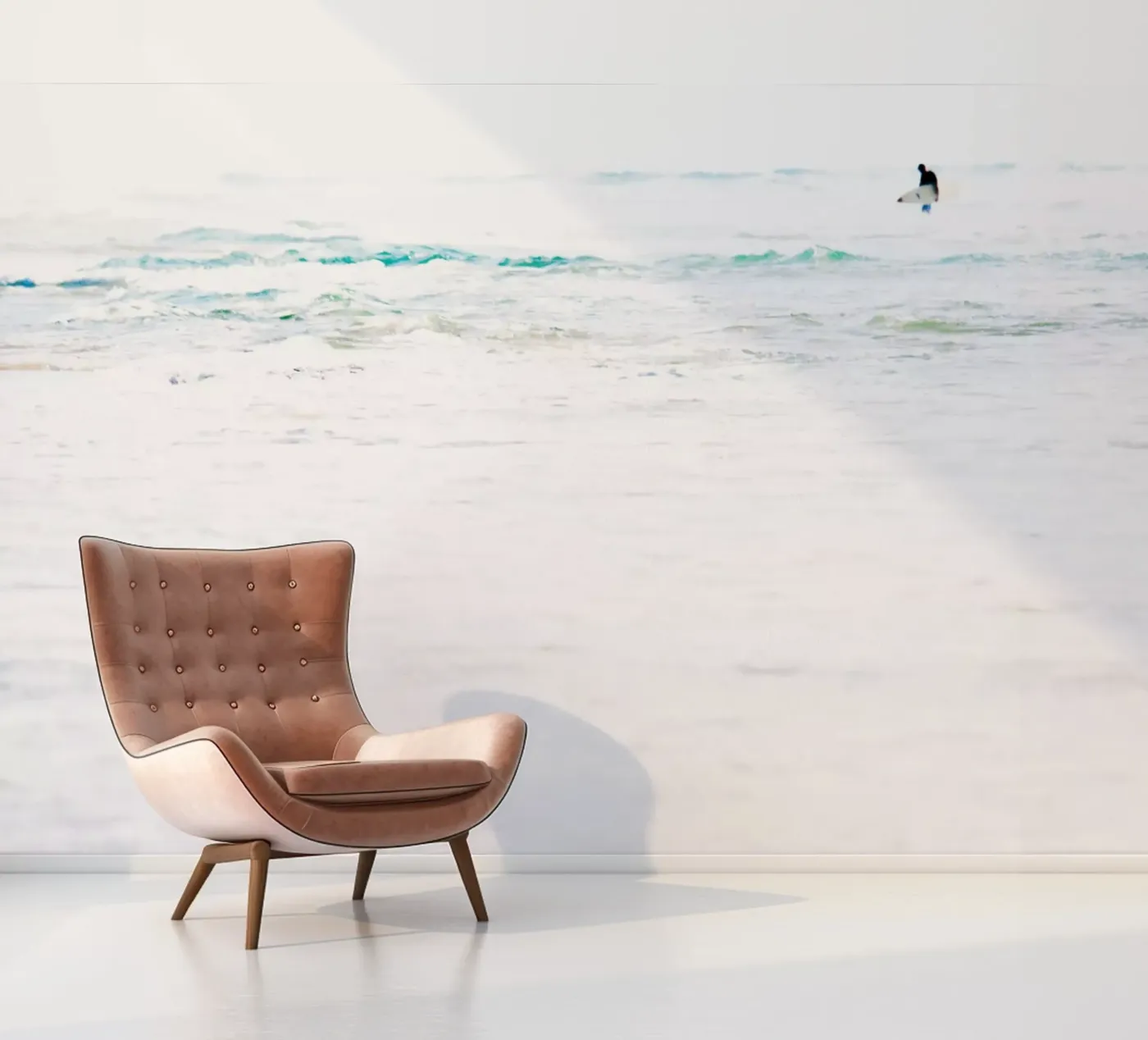 Surfer fotobehang van Tal Paz-Fridman